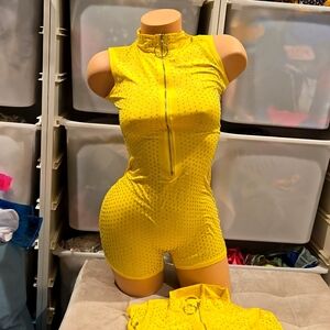 Yellow rompers